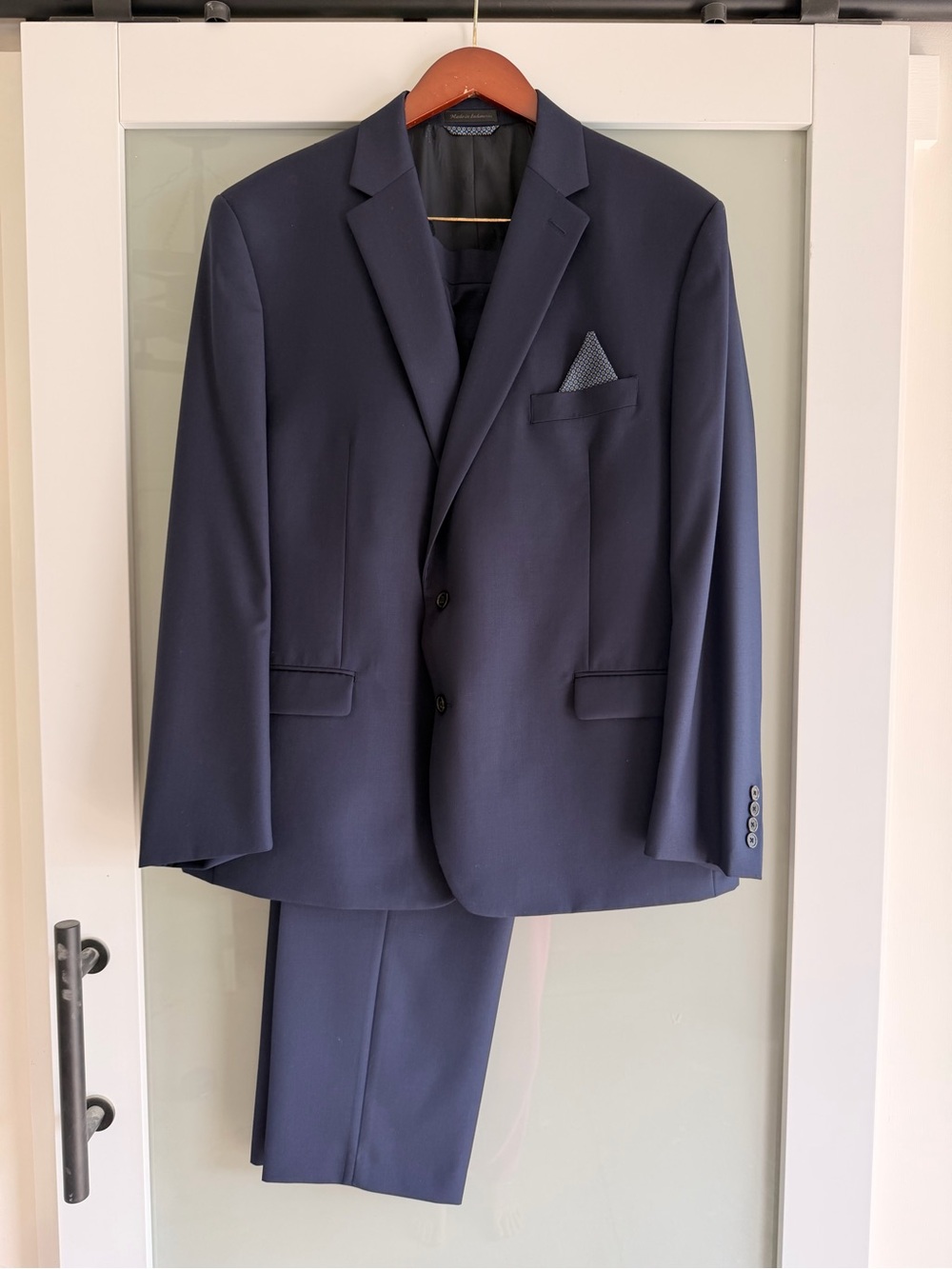 Ralph Lauren Luxury Suit Sharp Design In Navy Blue